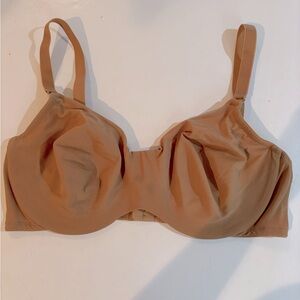 HANRO of Switzerland 38D Tan Unlined BRA